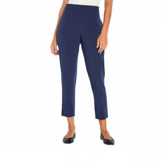 Banana Republic Navy Blue Pull On Ankle Pants - Picture 1 of 8